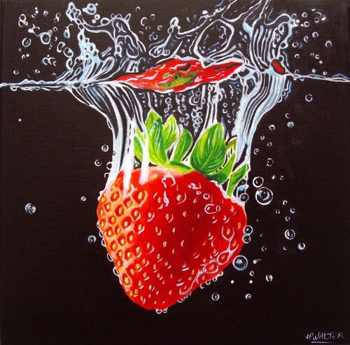 Le grand plongeon // The big dive by Jean-Pierre Walter, Painting for Sale on Singulart