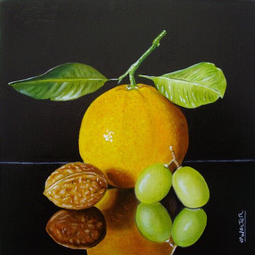 Orange by Jean-Pierre Walter, 회화 for Sale on Singulart