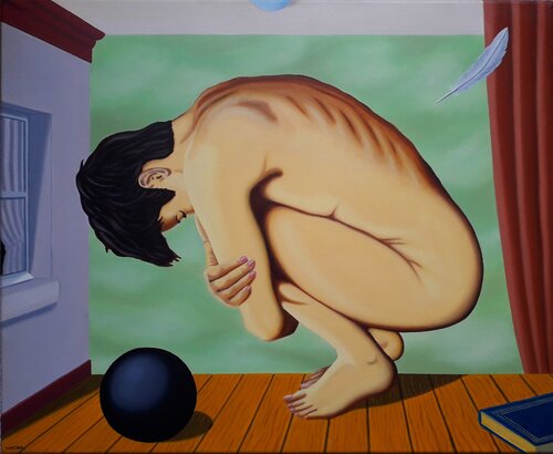 Huis-clos by Jean-Pierre Walter, Painting for Sale on Singulart