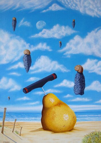 Les orgues de Babylone par Jean-Pierre Walter, Peinture en vente sur Singulart