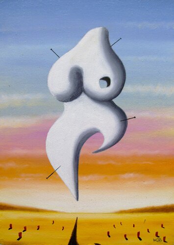 Le cheval de Troie // The Troyan horse par Jean-Pierre Walter, Peinture en vente sur Singulart