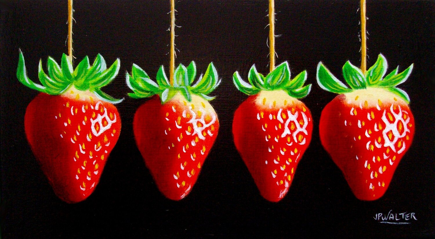 Les 4 soeurs // The 4 sisters Jean-Pierre Walter Original painting for sale