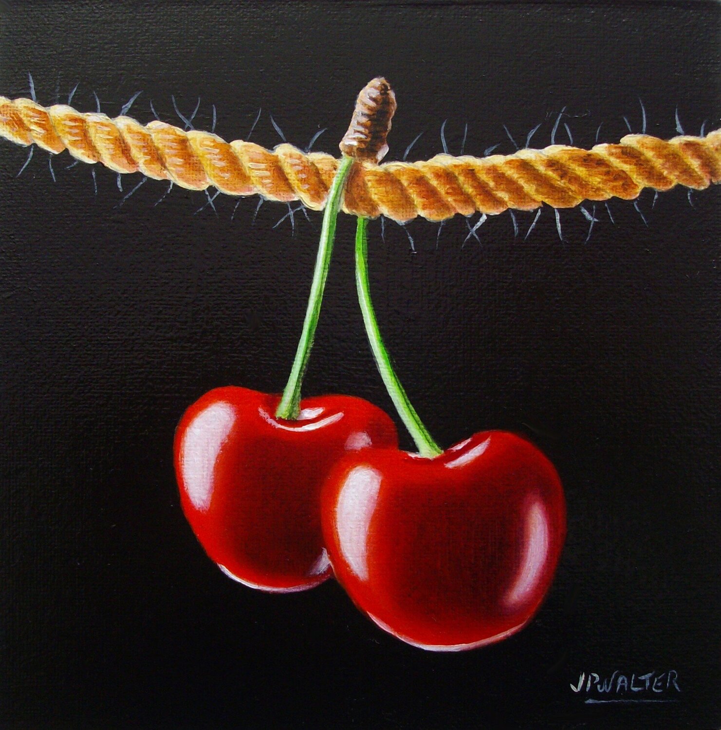 Cerises acrobates // Acrobatic cherries Jean-Pierre Walter