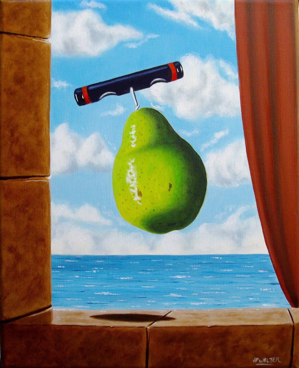 La mémoire fantôme // Phantom memory Jean-Pierre Walter Originalgemälde zu verkaufen