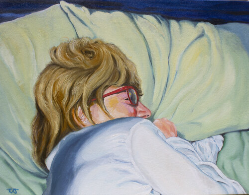 TV in Bed by Tony Smith, 회화 for Sale on Singulart