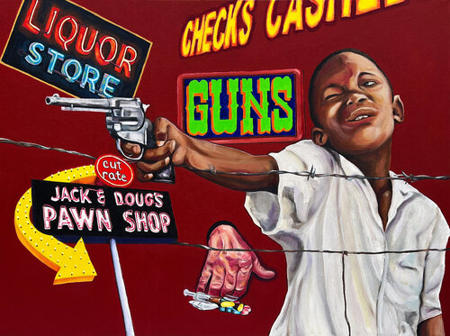 No Child Left Behind? di Tony Smith, Pittura in vendita su Singulart