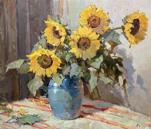 Sunflowers di Andrei Belaichuk, Pittura in vendita su Singulart