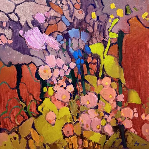 Flower Mosaic van Andrei Belaichuk, Schilderij te koop op Singulart