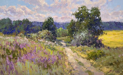 Summer Path van Andrei Belaichuk, Schilderij te koop op Singulart