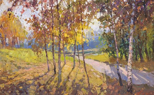 Warm Embrace of Autumn van Andrei Belaichuk, Schilderij te koop op Singulart