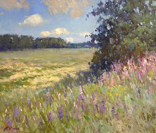 The Breath of a Summer Field van Andrei Belaichuk, Schilderij te koop op Singulart