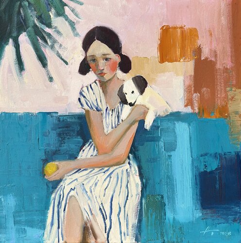 A Quiet Companion by Andrei Belaichuk, Painting for Sale on Singulart