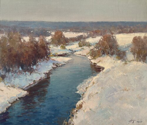 Where the River Sleeps van Andrei Belaichuk, Schilderij te koop op Singulart