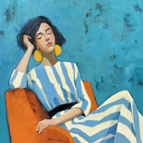 Moment of Stillness di Andrei Belaichuk, Pittura in vendita su Singulart