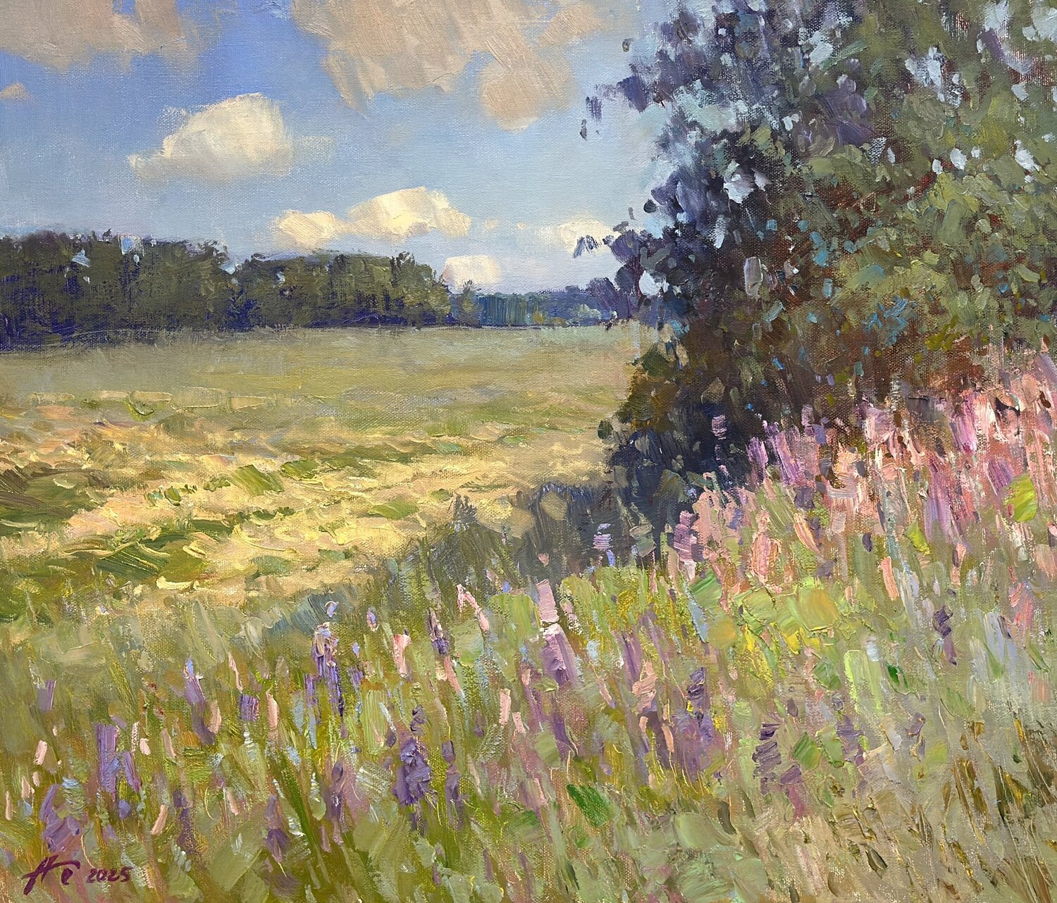 The Breath of a Summer Field Andrei Belaichuk Originalgemälde zu verkaufen