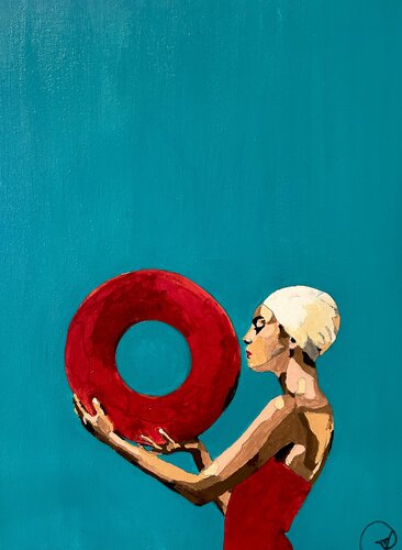 Socorrista par David Albert, Peinture en vente sur Singulart