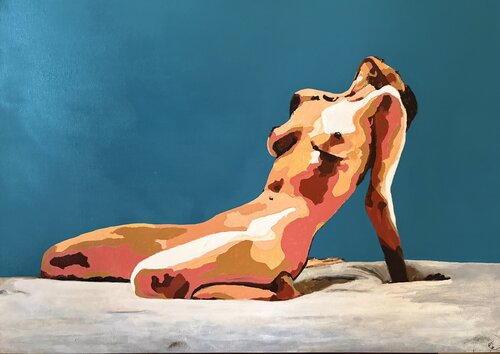 Descanso solar di David Albert, Pittura in vendita su Singulart