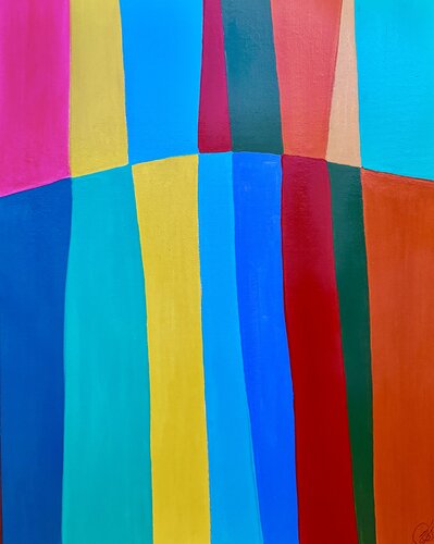 La danse des couleurs van David Albert, Schilderij te koop op Singulart