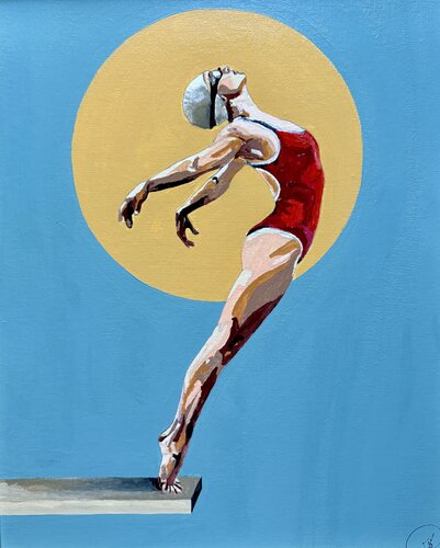 L’envol di David Albert, Pittura in vendita su Singulart