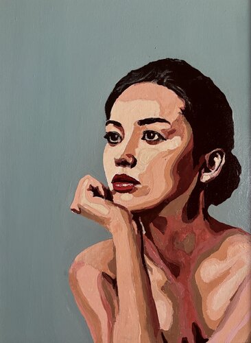 Rouge Intérieur di David Albert, Pittura in vendita su Singulart