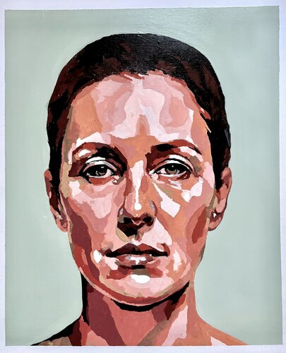 Visage en Suspens par David Albert, Peinture en vente sur Singulart