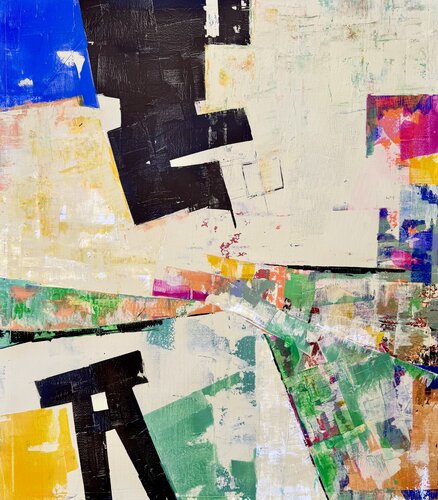 Structure et vide by David Albert, Painting for Sale on Singulart