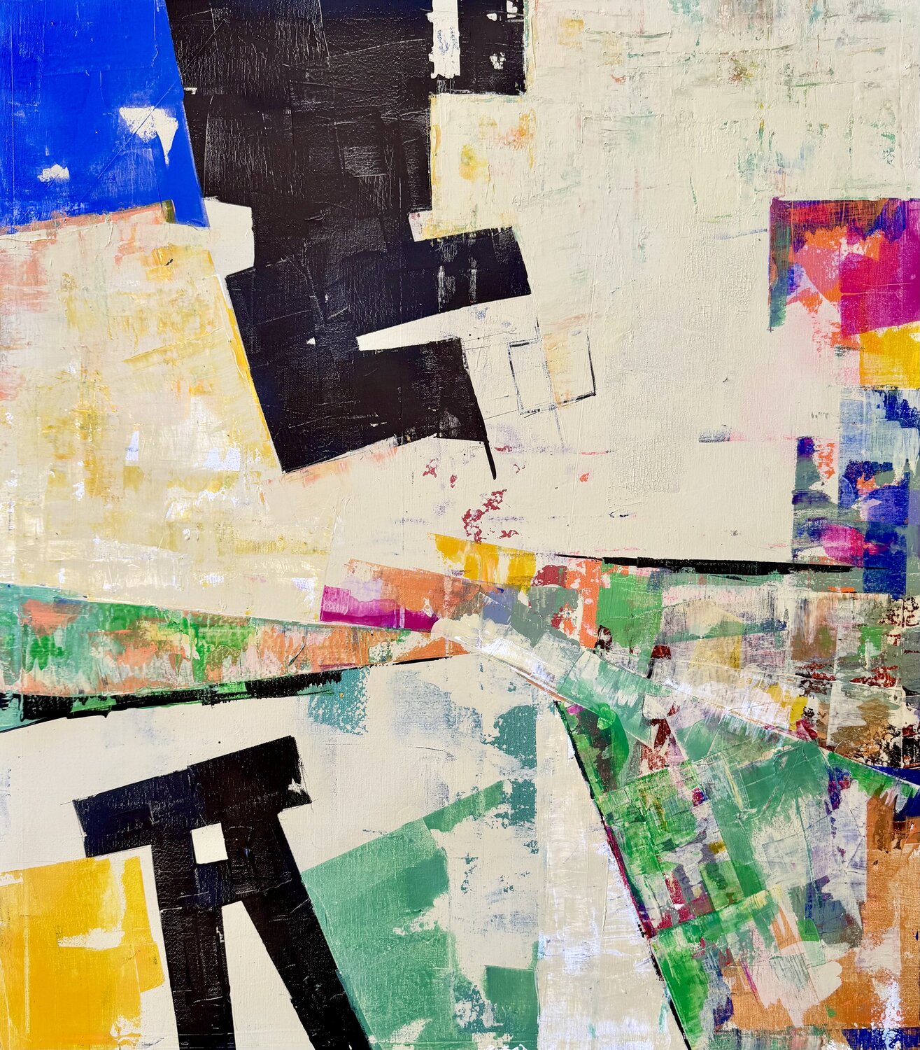 Structure et vide David Albert Originalgemälde zu verkaufen
