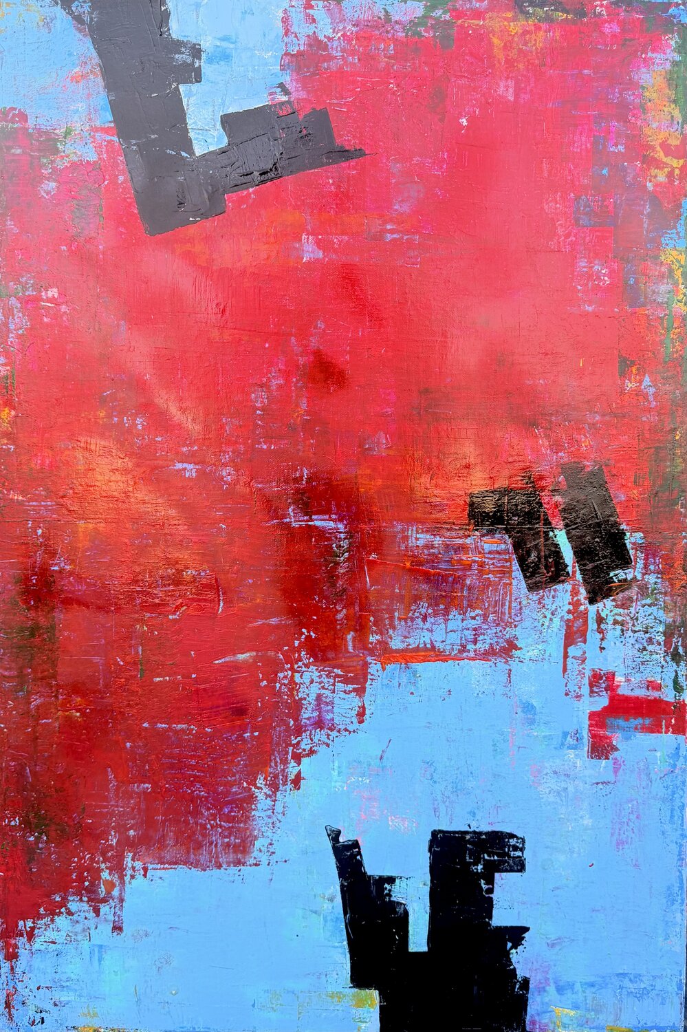 Le Choc des Éléments David Albert Pintura original en venta