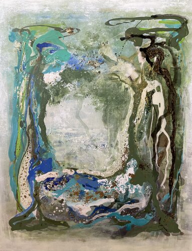 Hommage an den Jugendstil von Danuta Jagemann, Malerei kaufen auf Singulart