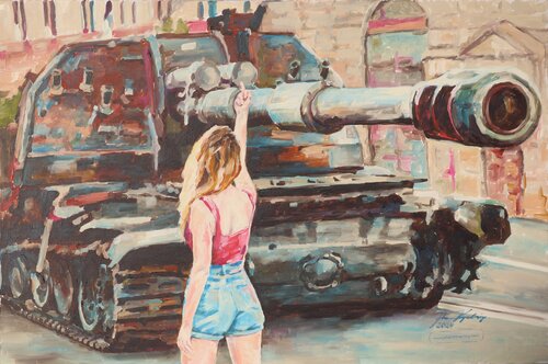 No more war de Johann Kogelnig, Pintura a la venta en Singulart