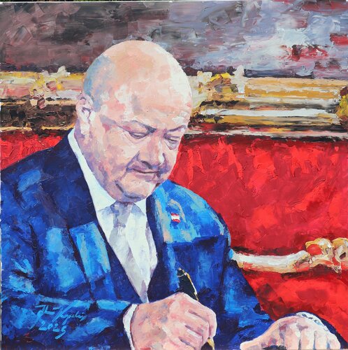 Bundeskanzler Stocker Christian de Johann Kogelnig, Pintura a la venta en Singulart