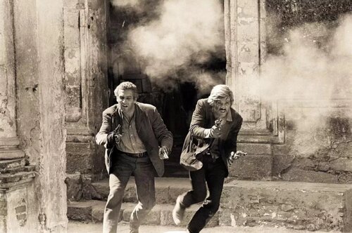 Butch Cassidy and the Sundance Kid, Paul Newman and Robert Redford Lawrence Schiller