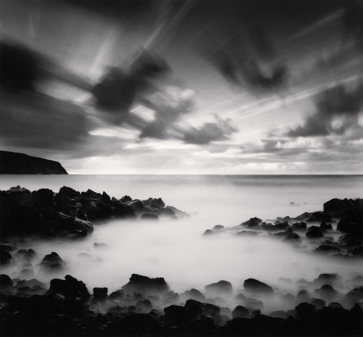 Red Morning, Hanga Nui, Easter Island Michael Kenna