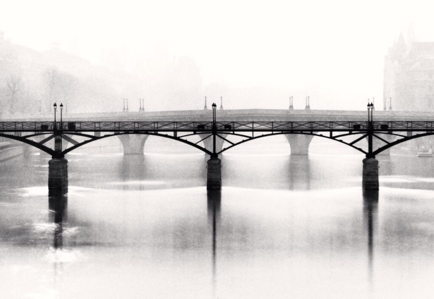 Pont des Arts, Study 1, Paris, France Michael Kenna