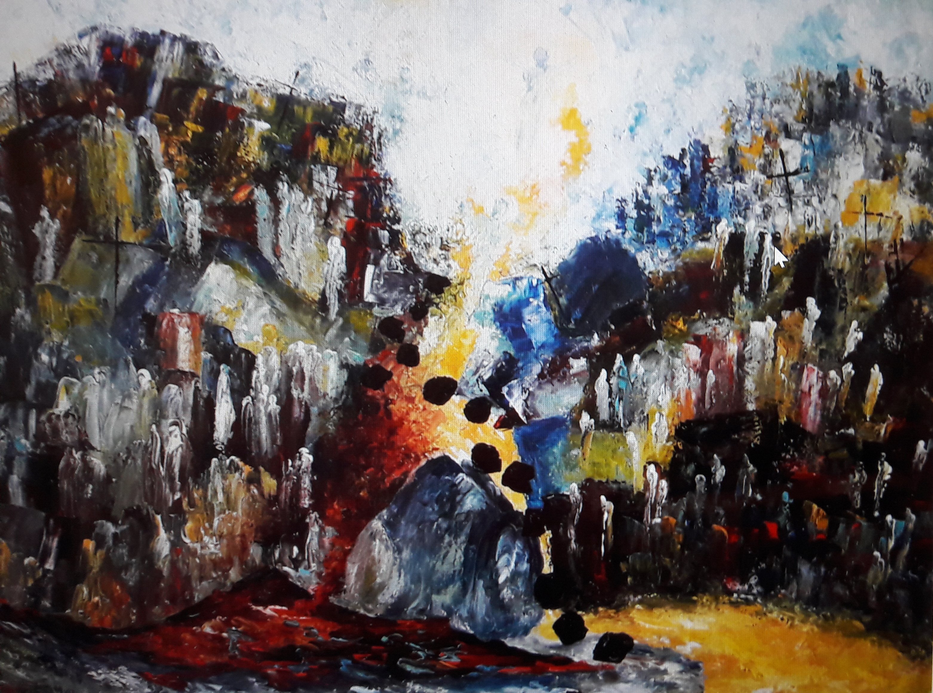 Thema Wereld Geweldig Schilderijen