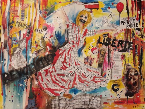 AUX ARMES ECETERA.... by Christiane Guerry, 종이 for Sale on Singulart