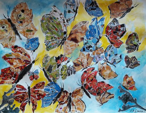 LIBRES COMME L'AIR von Christiane Guerry, Werk auf Papier kaufen auf Singulart