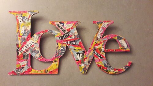 LOVE di Christiane Guerry, Pittura in vendita su Singulart