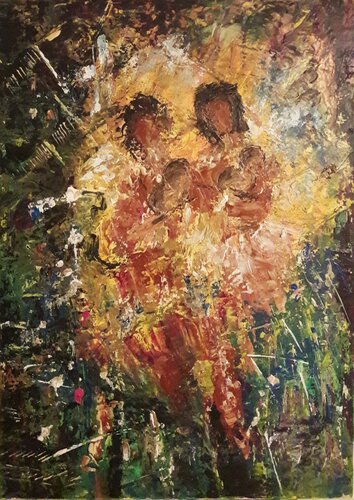 SUR UN AIR DE ...VIOLONISTES von Christiane Guerry, Malerei kaufen auf Singulart