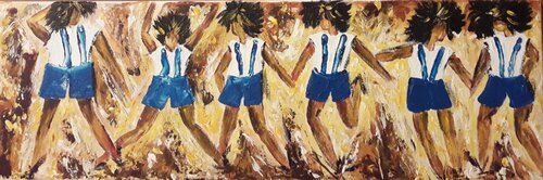 LES GARCONS di Christiane Guerry, Pittura in vendita su Singulart
