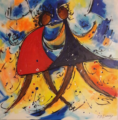 LOVING YOU van Christiane Guerry, Schilderij te koop op Singulart