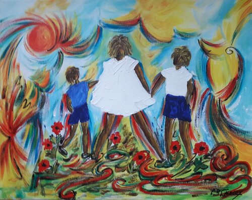 JOIE DE VIVRE van Christiane Guerry, Schilderij te koop op Singulart