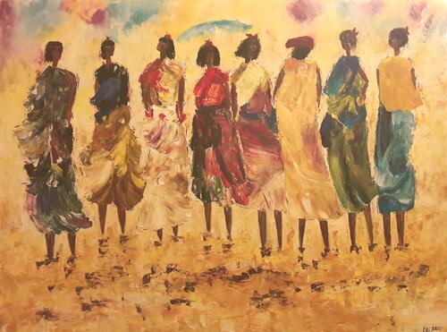 AFRICA von Christiane Guerry, Malerei kaufen auf Singulart