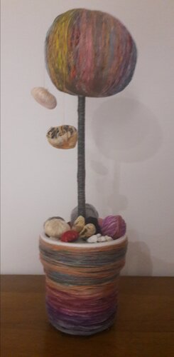 ARBRE AUX CHIMERES von Christiane Guerry, Textil kaufen auf Singulart