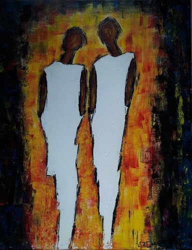 La Porte de Lumière van Christiane Guerry, Schilderij te koop op Singulart