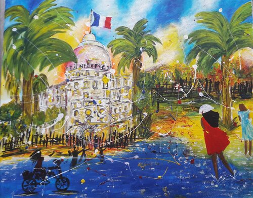 LE NEGRESCO ECLATANT von Christiane Guerry, Malerei kaufen auf Singulart