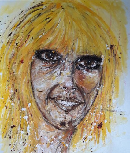 Moi par Moi by Christiane Guerry, 油畫 for Sale on Singulart