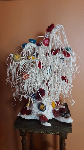 ARBRE AUX VOEUX von Christiane Guerry, Textil kaufen auf Singulart