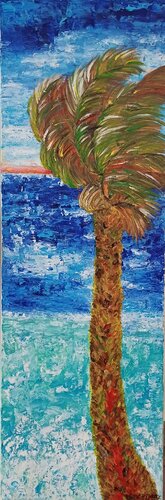 TEMPETE SUR NICE von Christiane Guerry, Malerei kaufen auf Singulart