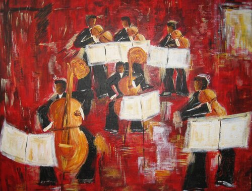 NEW MUSIC van Christiane Guerry, Schilderij te koop op Singulart